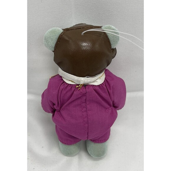 VTG North American Bear Co Amelia Bearhart Figurine 4" Stuffed Animal Ornament - Picture 5 of 8